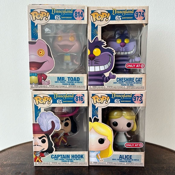 Bundle of 4 Disneyland 65th Anniversary Funko Pops - Picture 1 of 8